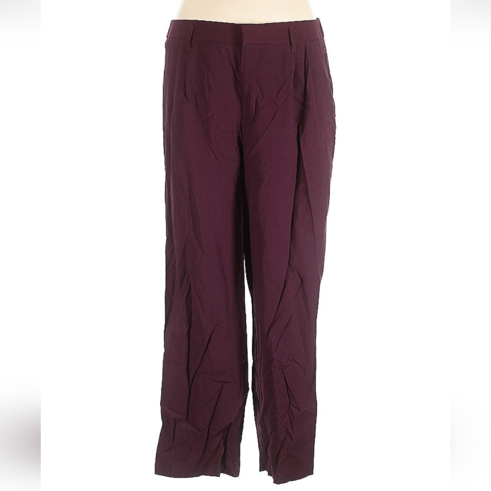 A New Day Burgundy Trouser Pants - Picture 3 of 3